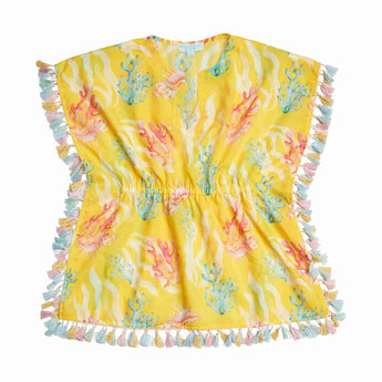 Marie Raxevsky Sunset Reef Girls Kaftan | Kids Beach