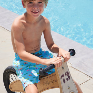 Marie Raxevsky Vespa Boys Swim Shorts | Kids Fashion