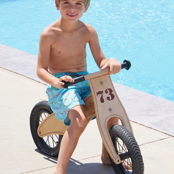 Marie Raxevsky Vespa Boys Swim Shorts | Kids Fashion