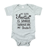 Matching Family Outfits Adorable Aunt Baby Romper Collection | Romper Baby