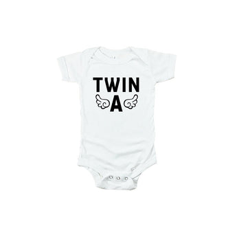 Matching Family Outfits Adorable Twin A & Twin B Baby Romper Set | Romper Baby