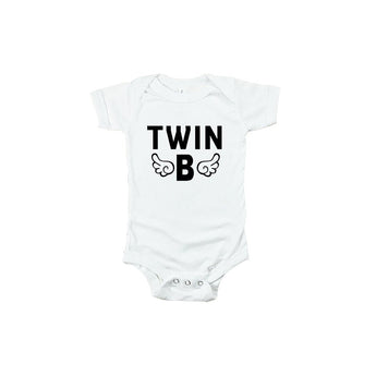 Matching Family Outfits Adorable Twin A & Twin B Baby Romper Set | Romper Baby