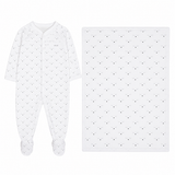 LIVLY Mini Sleeping Wink Footie & Blanket Baby Gift Set
