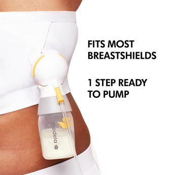 Medela - Easy Expression Hands-Free Pumping Bra White Small