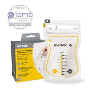 Medela Easy Pour Breast Milk Storage Bags | Leakproof Freezer Safe