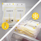 Medela Easy Pour Breast Milk Storage Bags | Leakproof Freezer Safe