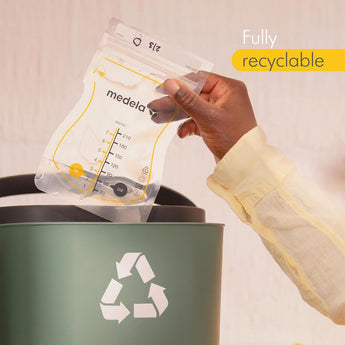 Medela Easy Pour Breast Milk Storage Bags | Leakproof Freezer Safe