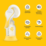 Medela Harmony Flex Manual Breast Pump | Portable & Lightweight Pump