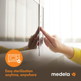 Medela Quick Clean Microwave Sterilization Bags | 99.9% Bacteria Elimination