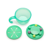 Melii Abacus Snack Container with finger trap Mint