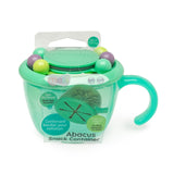 Melii Abacus Snack Container with finger trap Mint