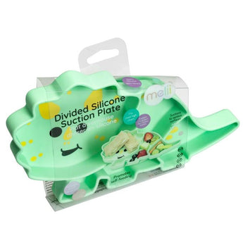 Melii Eco Friendly Divided Silicone Suction Plate For Kids | Self Feeding 6 M+ - My Little Thieves