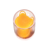 Melii Double Walled Bear Plastic Cup Purple & Pink 145ml 2 pcs