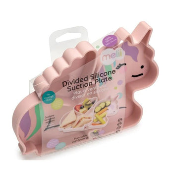 Melii Eco Friendly Divided Silicone Suction Plate For Kids | Self Feeding 6 M+ - My Little Thieves