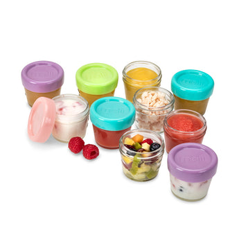 Melii Glass Food Storage Container 4oz 12 pcs