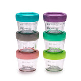 Melii Glass Food Storage Container 4oz 6 pcs