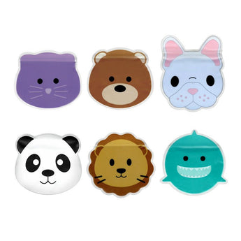 Melii Reusable Snack Bags 6 Pack Animals Design | Zip Closure Eco Friendly - My Little Thieves