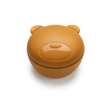 Melii Silicone Bowl with Lid Brown Bear 350 ml