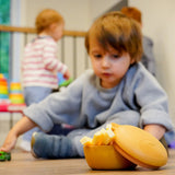 Melii Silicone Bowl with Lid Brown Bear 350 ml