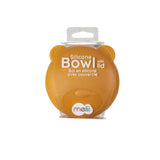 Melii Silicone Bowl with Lid Brown Bear 350 ml