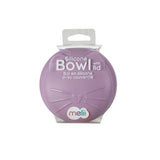 Melii Silicone Bowl with Lid Purple Cat 350 ml