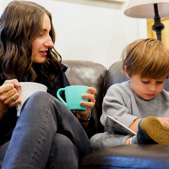 Melii Silicone Mug Turquoise Bear