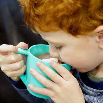 Melii Silicone Mug Turquoise Bear