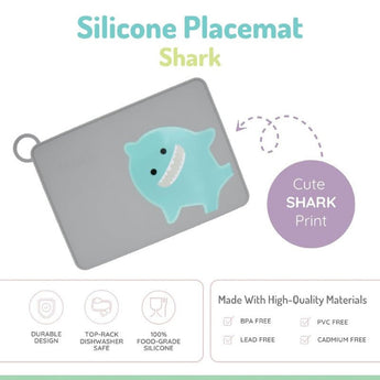 Melii Eco Friendly Silicone Kids Placemat | Non Slip Bpa Free Mealtime Mat - My Little Thieves
