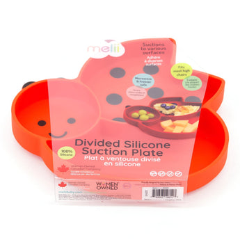 Melii Eco Friendly Silicone Suction Kids Plate | Bpa Free Divided Toddler Plate - My Little Thieves
