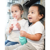 Melii Silicone Water Bottle with Straw 230 ml Turquoise