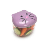 Melii Snack Container Purple Cat