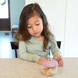 Melii Snack Container Purple Cat