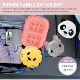 Melii Snack Food Storage Container Pack of 3 Panda, Bulldog, Lion