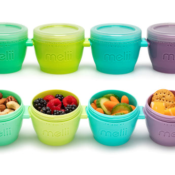 Melii Snap & Go pods 4oz, 4 pcs Multi Color