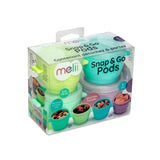 Melii Snap & Go pods 4oz, 4 pcs Multi Color