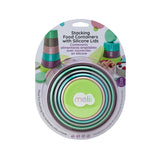 Melii Stacking & Nesting Food Containers with Silicone Lids 6 pcs