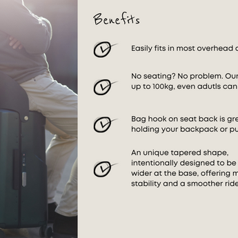 Miamily Carry-On 18 inch Luggage – Durable Travel Bag