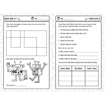 Michael O'mara Books Ltd Brain Games For Clever Kids (R) 8 Year Olds â€” Children's Book For Kids | Children's & Teen...