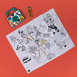 Mini Coloring Kit for Kids Eco-Friendly Handmade Gift
