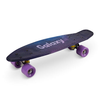 Momi Qkids Galaxy Kids Skateboard | Beginner Board With Shock Absorbers 3+