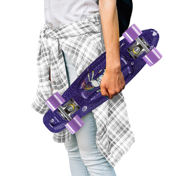 Momi Qkids Galaxy Kids Skateboard | Beginner Board With Shock Absorbers 3+