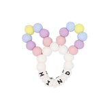 Mommy's Charms Personalized Bunny Ears Silicone Teether | Pacifier & Teether Accessories