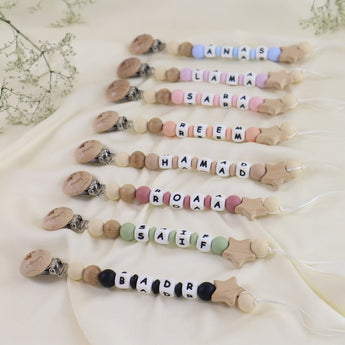 Mommy's Charms Personalized Pacifier Clip Stylish & Safe For Babies | Pacifier