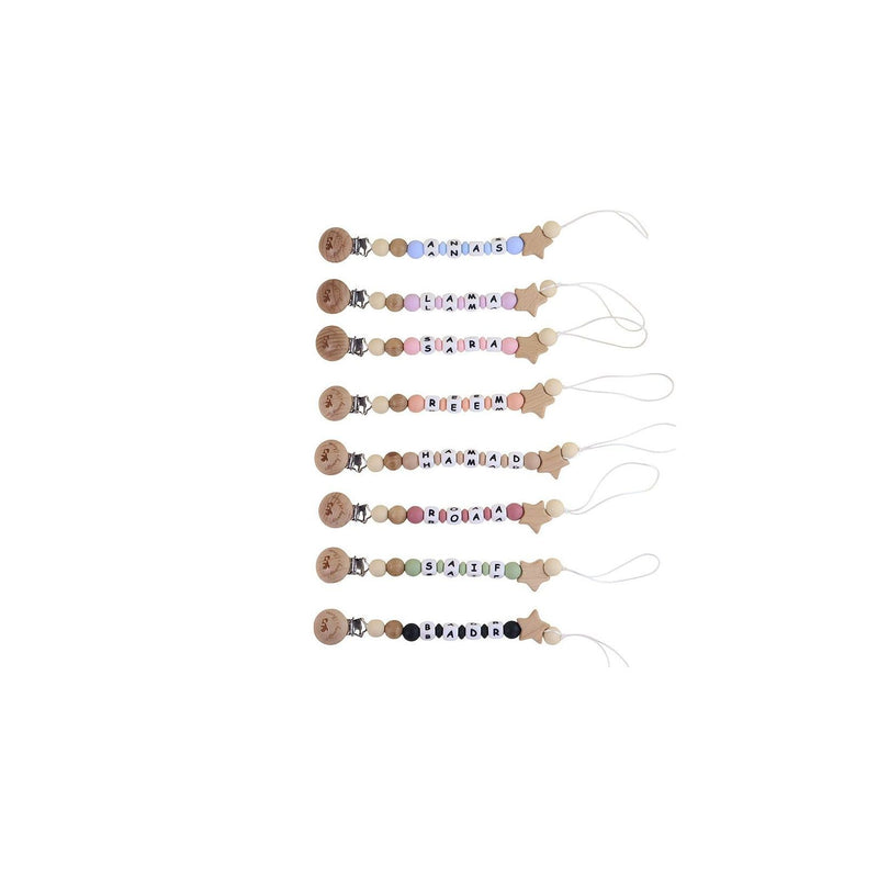 Mommy's Charms Personalized Pacifier Clip Stylish & Safe For Babies | Pacifier