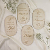 Mommy's Charms Pregnancy Milestone Cards | Gift Set