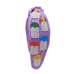 My Little Thieves Beaded Popsicle Headband Lilac | Kids