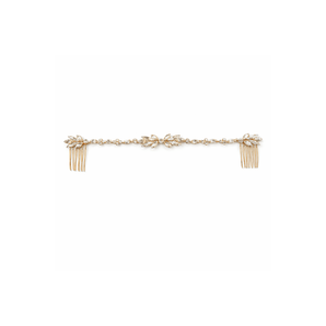 My Little Thieves Crystal Leaf Double Comb Gold | Kids Accessory - My Little Thieves