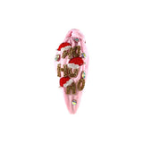 My Little Thieves Ho Ho Ho Pink Christmas Hat Headband