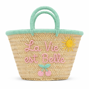 My Little Thieves Kids Beach Bag La Vie Est Belle Mint Trim
