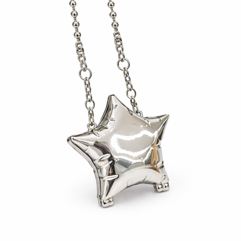 My Little Thieves Metallic Star Clutch Bag Silver | Kids